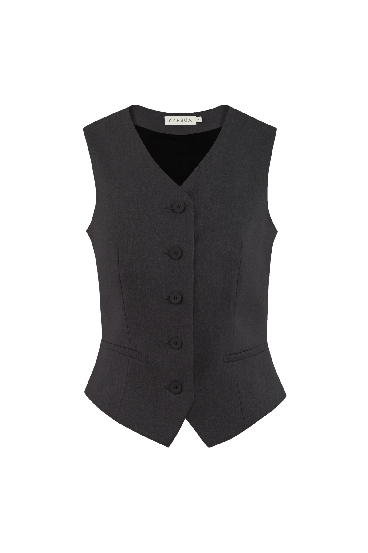 Kamizelka CARLA ciemnoszara